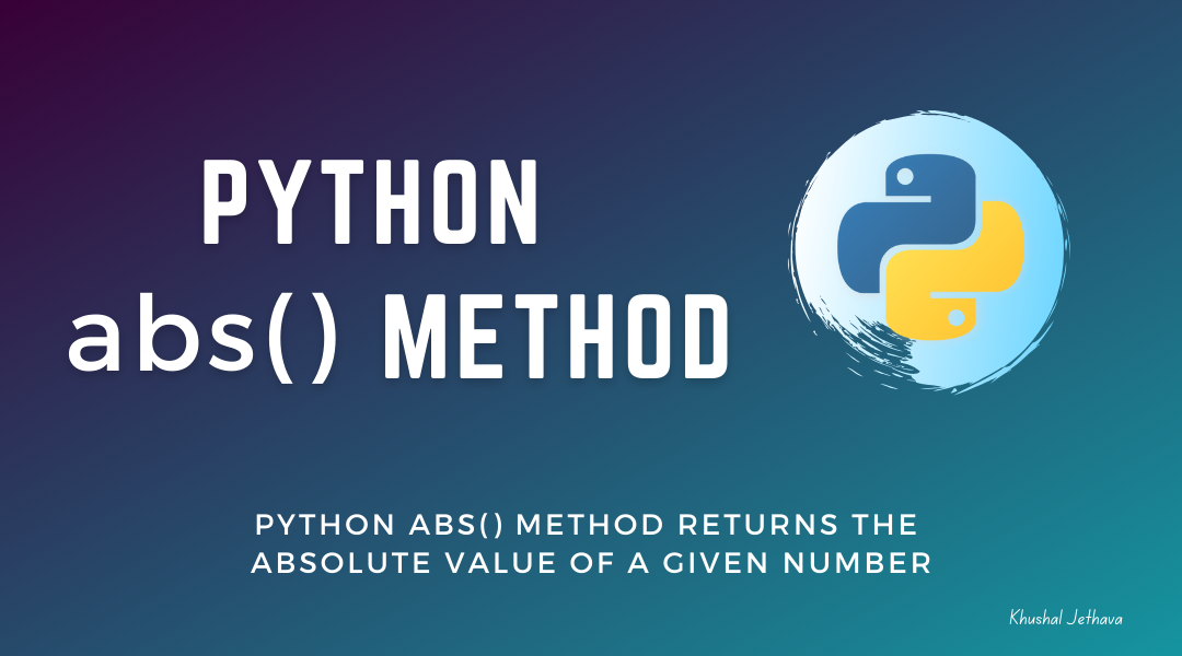 Python abs() Function